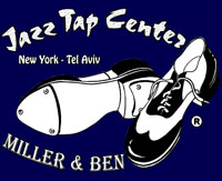 Jazz Tap Center - New York / Tel Aviv; Logo